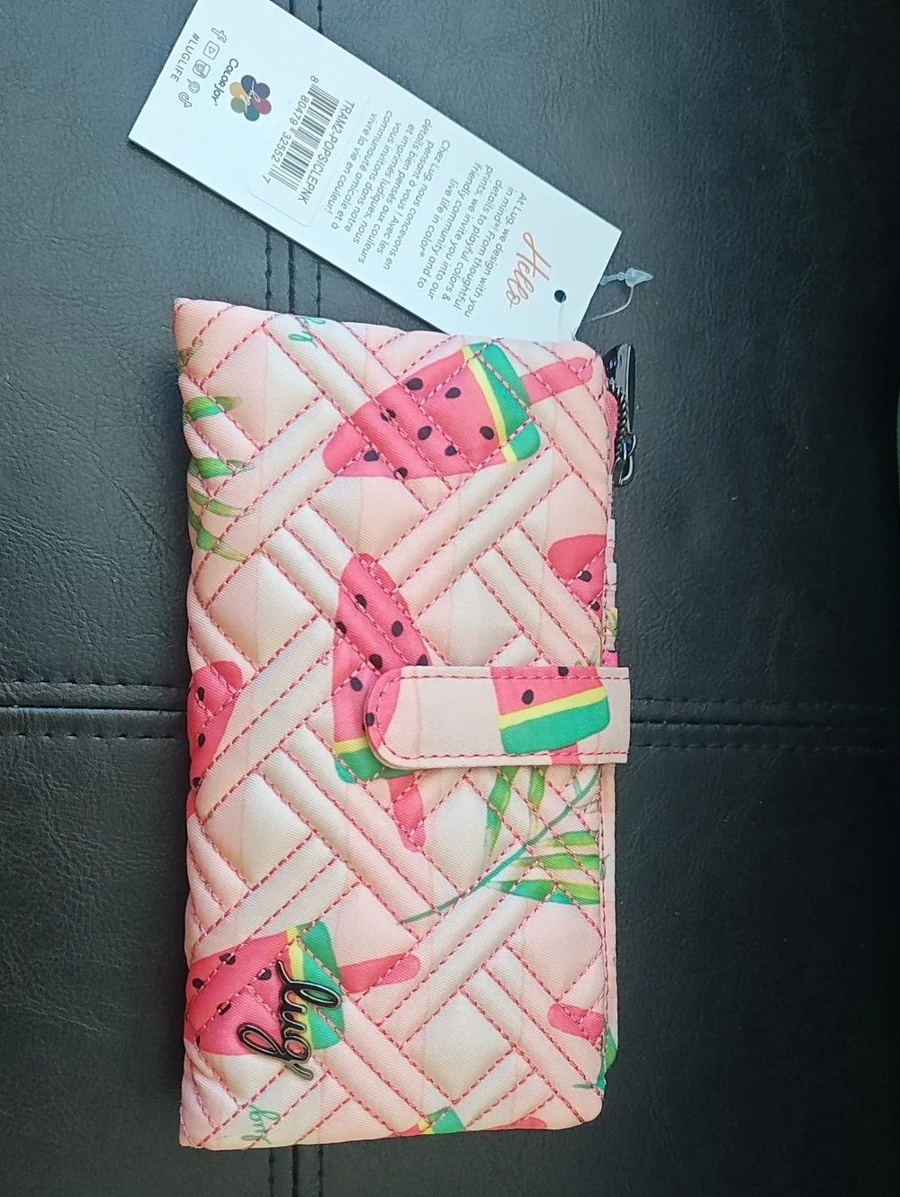 NWT Lug Tram Wallet in Popsicle Pink